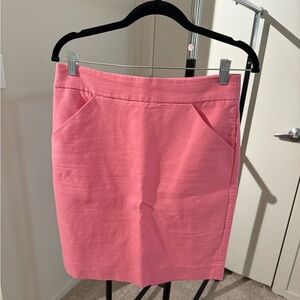 Pink Pencil Skirt j crew size 4